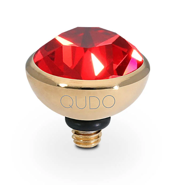 Topper Bottone Gold Scarlet