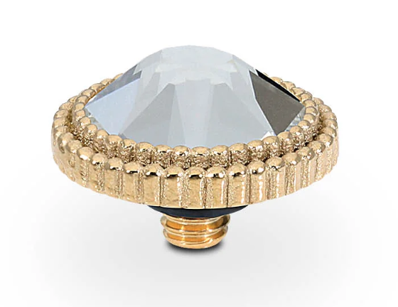 Topper Fabero Flat Gold Crystal