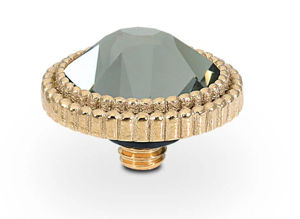 Topper Fabero Flat Gold Black Diamond