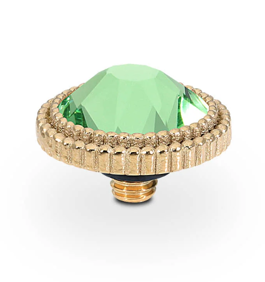 Topper Fabero Flat Gold Peridot