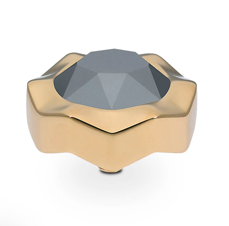 Topper Nemoli Gold Jet Hematite