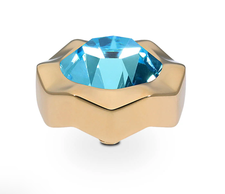 Topper Nemoli Gold Aquamarine