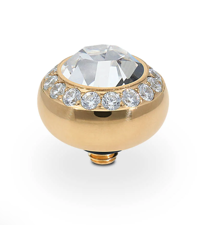 Topper Tondo Gold Crystal