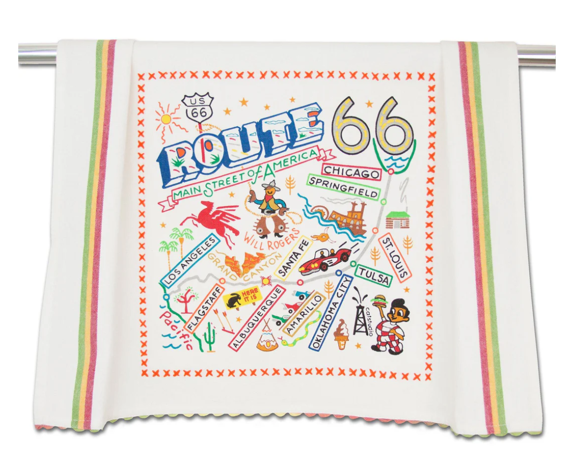 Route 66 Dish Towel