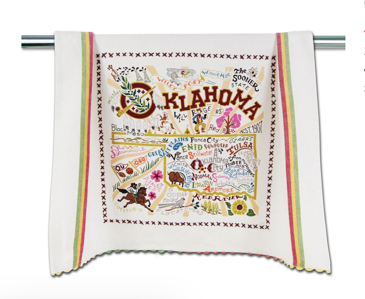 Oklahoma Dish Towel