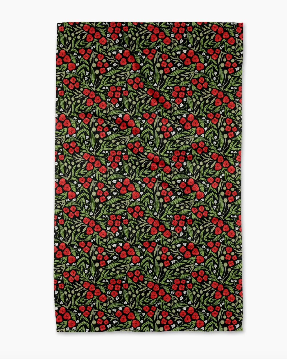 Flowing Poppies Tea Towel