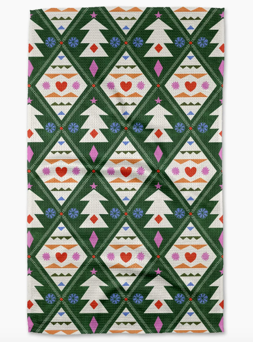 Nordic Christmas Tea Towel