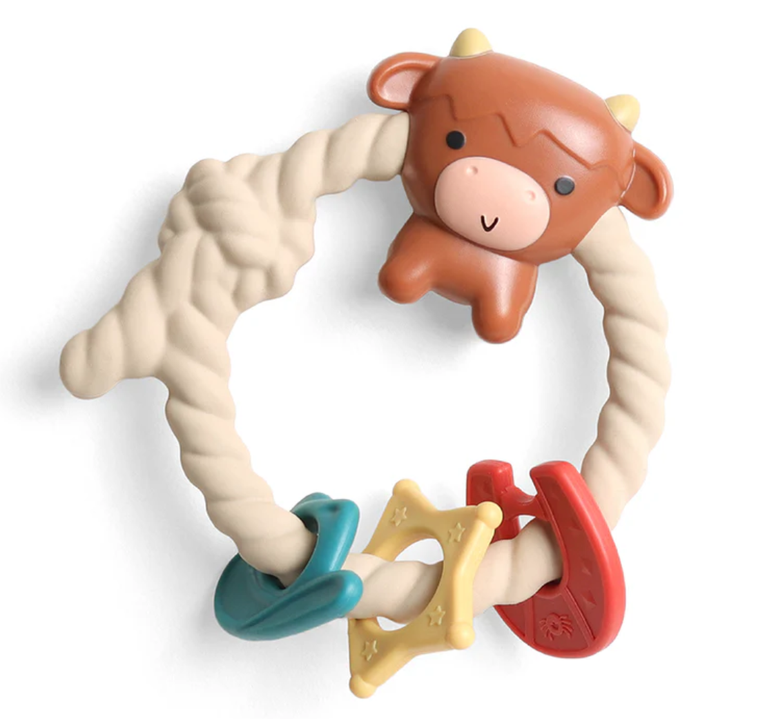 Ritzy Rattle Highland Cow Teether