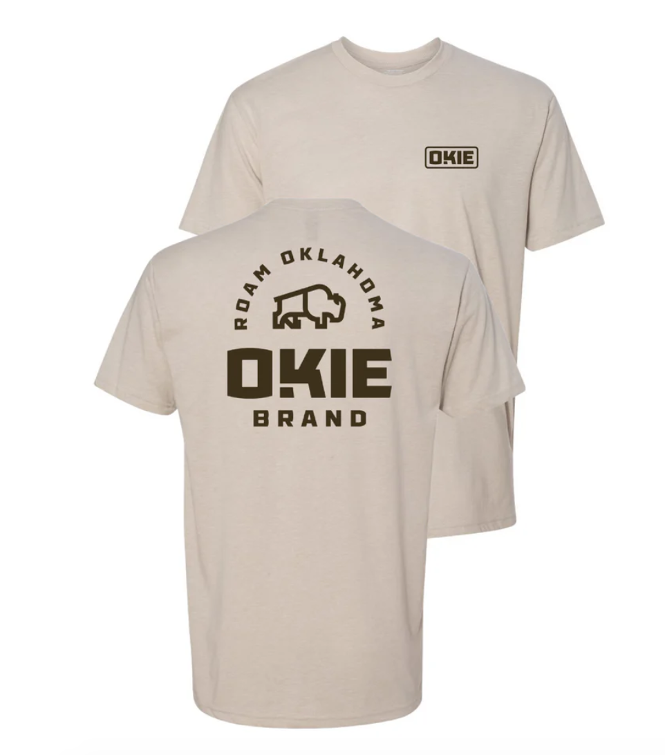 Roam Oklahoma Graphic Tee Sand