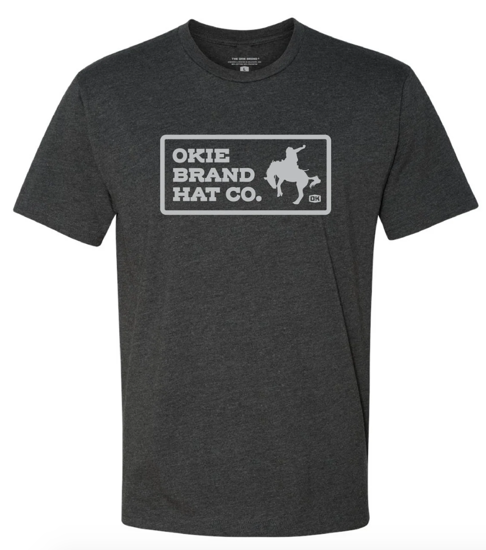 Bronc Oklahoma Graphic Tee Charcoal