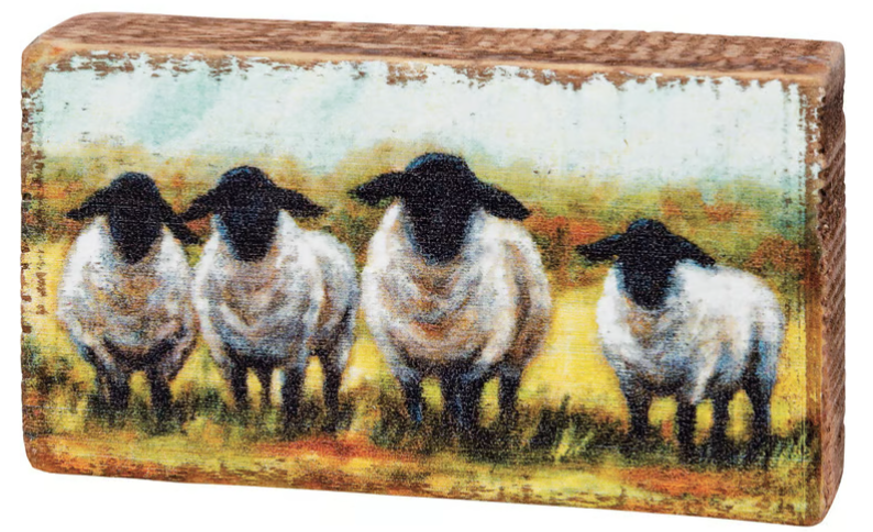 Block Sign Sheep