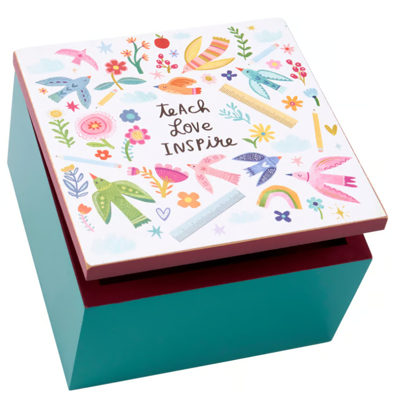 Hinged Box Teach Love Inspire