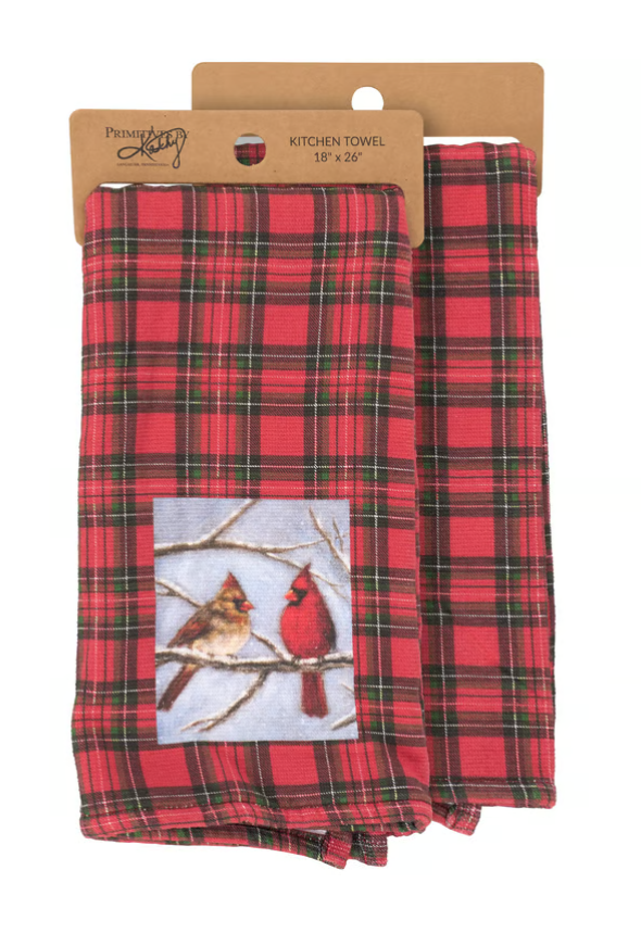 Cardinal Couple Kitchen Towel