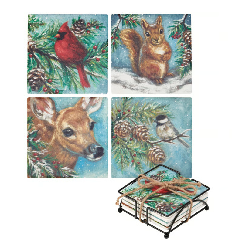 Coaster Set Cardinal
