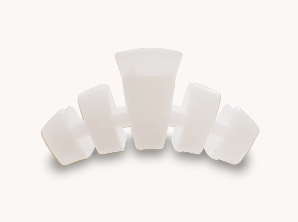 Coconut White Small Classic Hair Clip