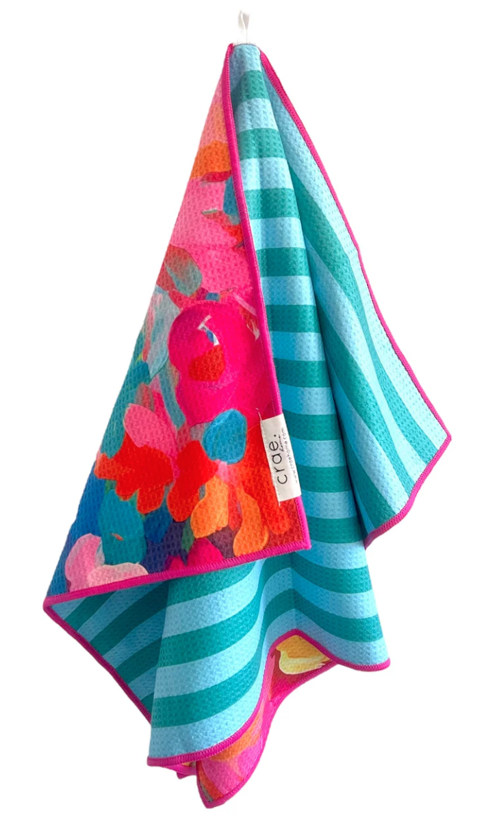 Etching Reversible Hand Towel