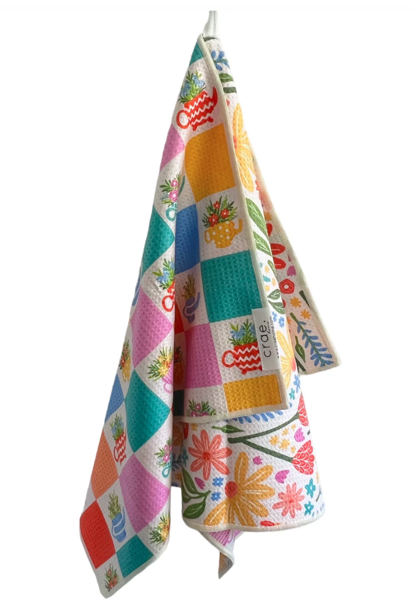 Tea Garden Reversible Hand Towel
