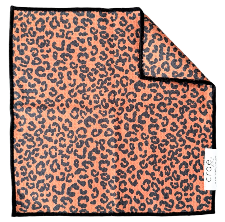 Wild Cat Double Sided Washcloth