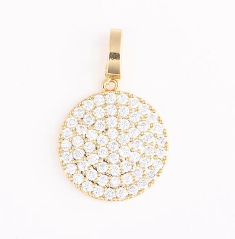 Luxe Sophie Charm Pave Coin