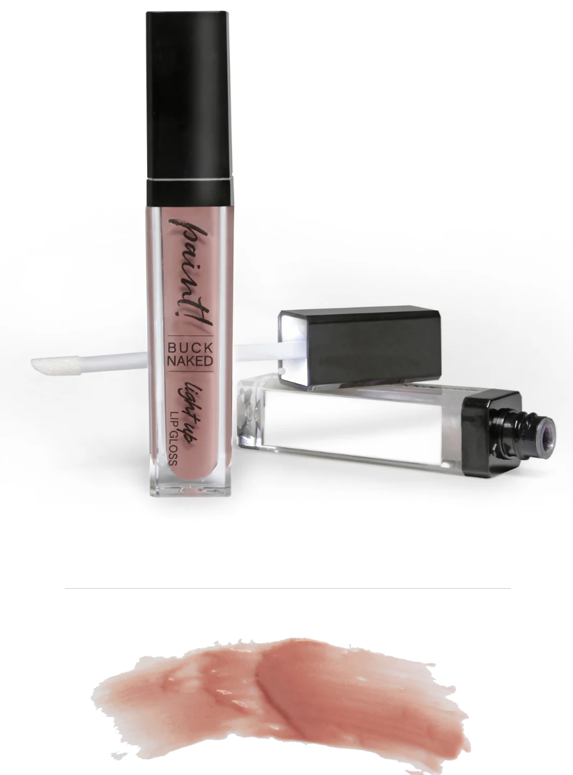 Paint! It Pretty Light Up Lip Gloss-Buck Naked