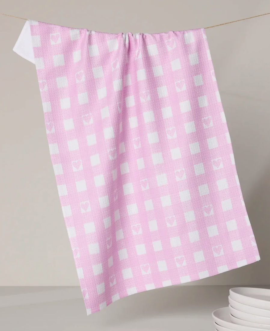 Super Sweet Check Tea Towel