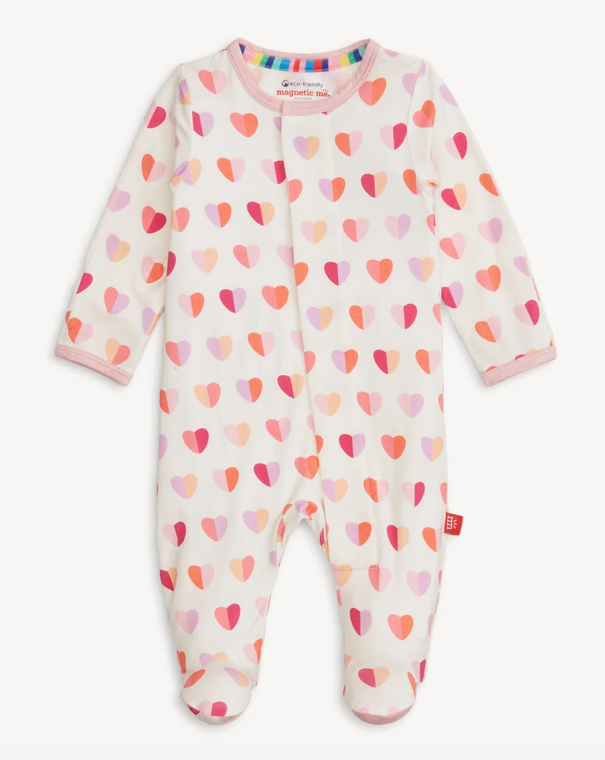 Pink XOXO Modal Footie