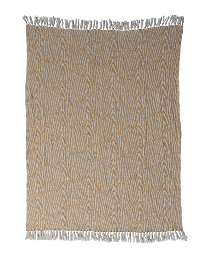 60" x 50" Woven Recycled Cotton