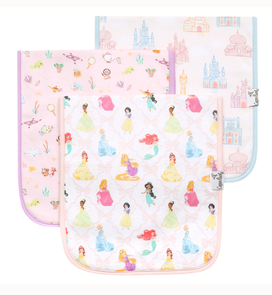Disney Princess Copper Pearl Burp Cloth