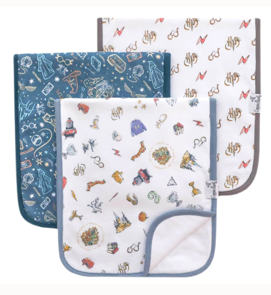 Wizarding World Copper Pearl Burp Cloth