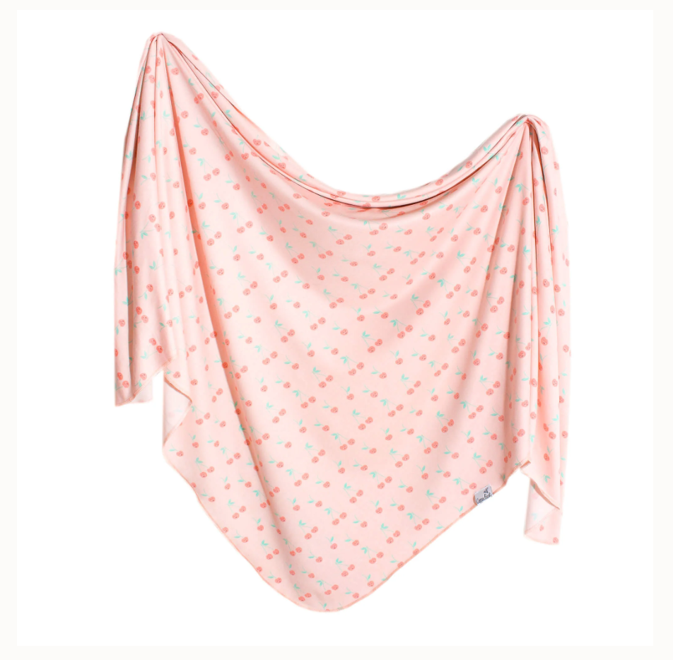 Cheery Swaddle Blanket