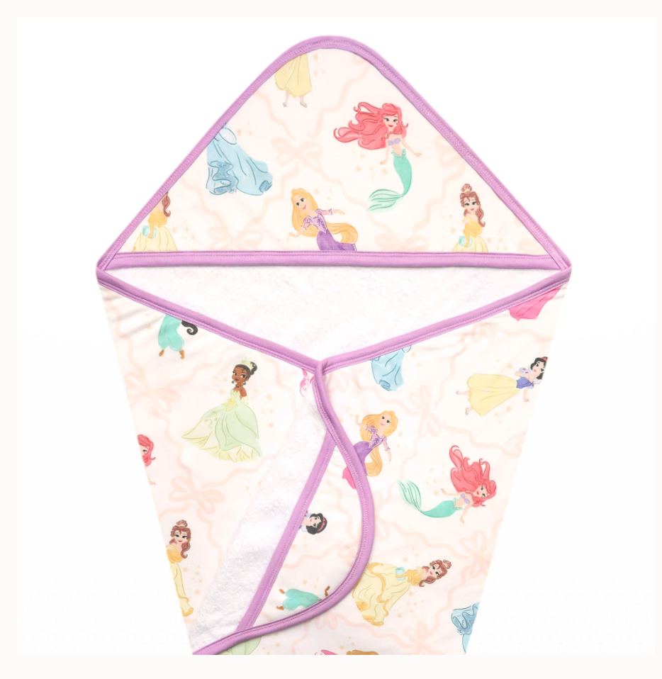 Disney Princess Copper Pearl Hooded Towel