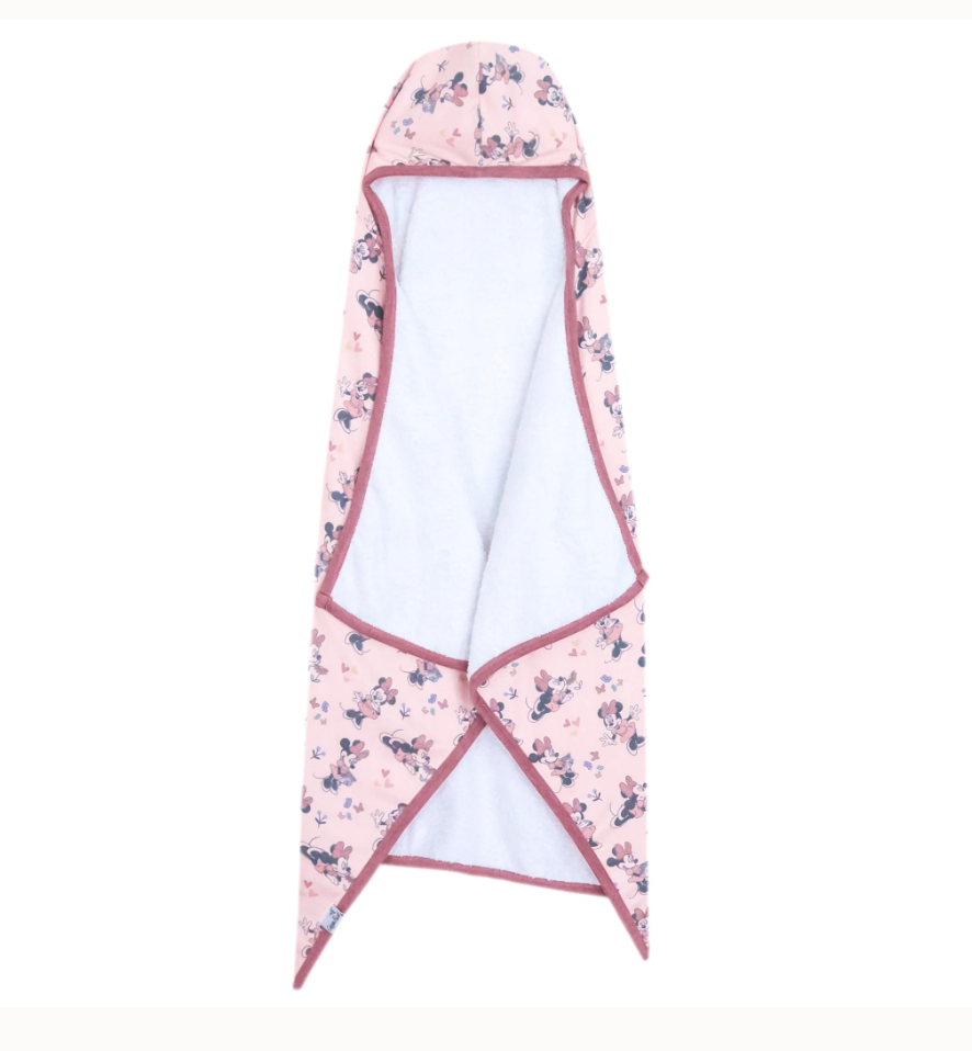 Minnie Mouse Copper Pearl Big Kid Hooded Towel