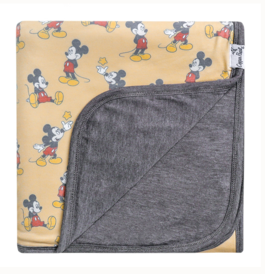 Mickey Mouse Copper Pearl Three Layer Quilt