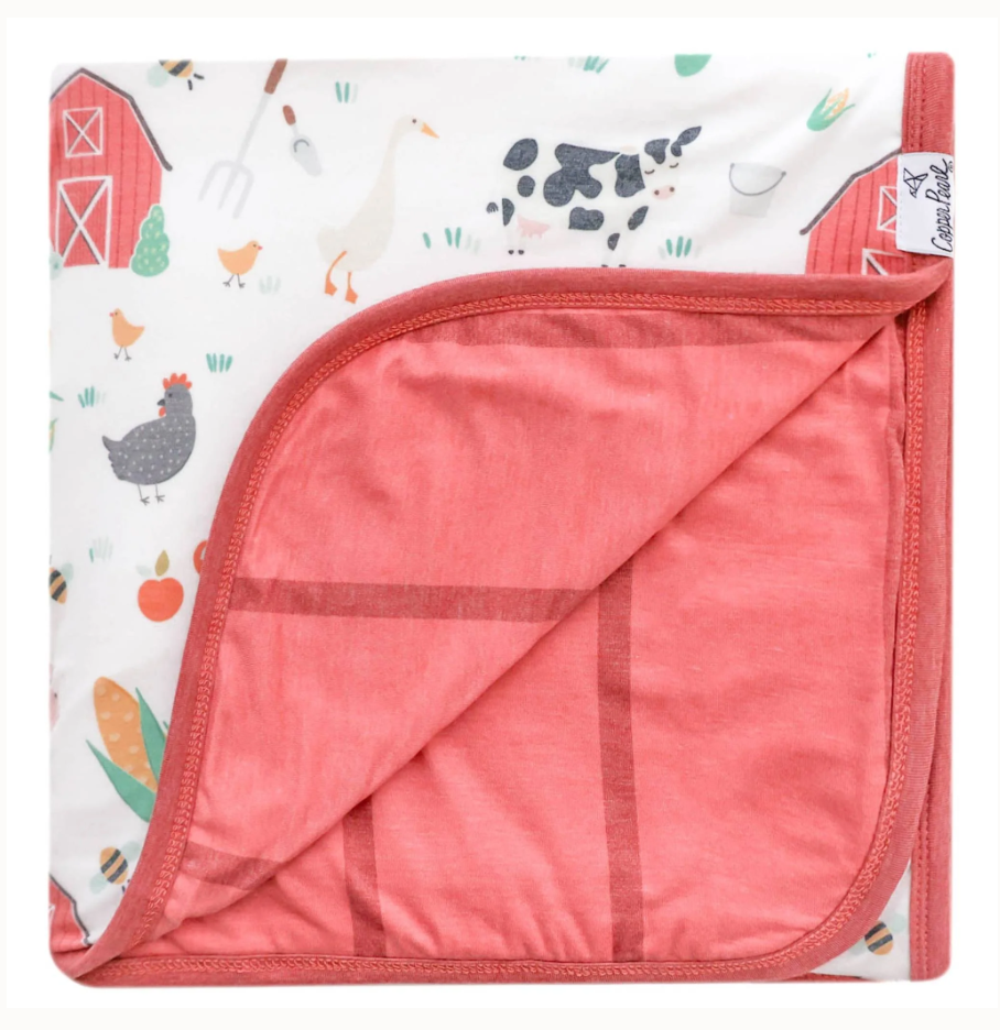 Farmstead Copper Pearl Three Layer Quilt