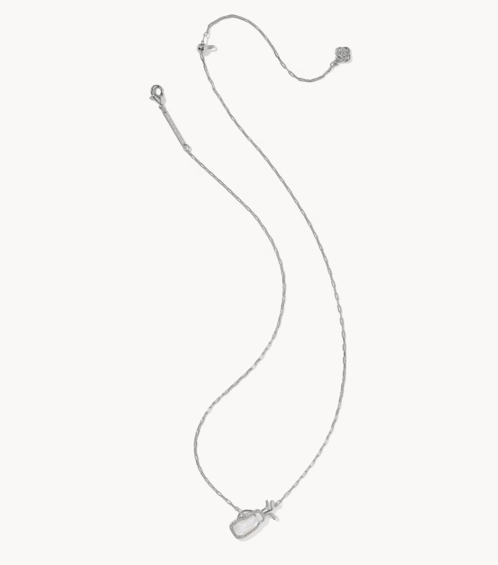 Golf Shortt Pendant Silver Ivory MOP