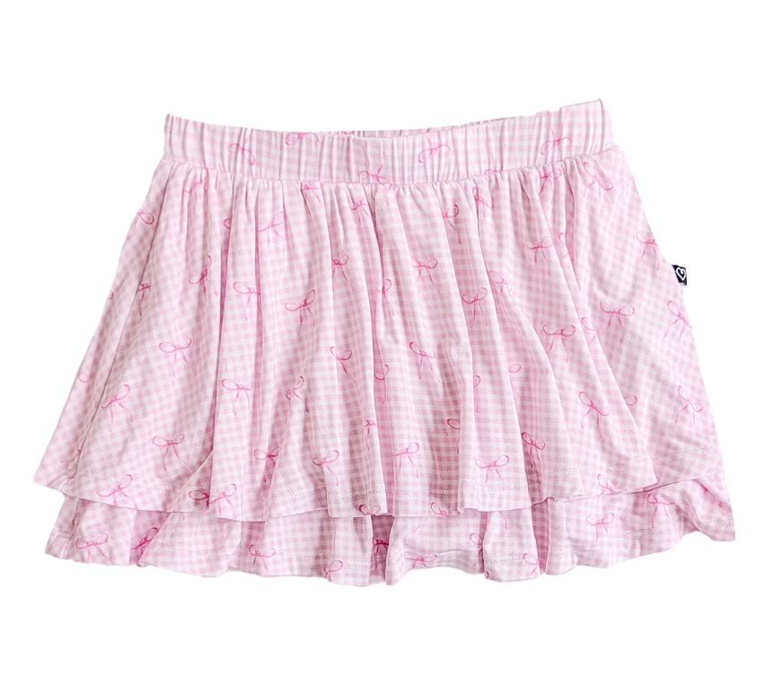 Astrid Flounce Skirt Pink