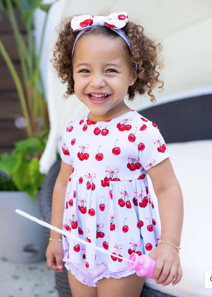 Alice Peplum Bummie Set Blue