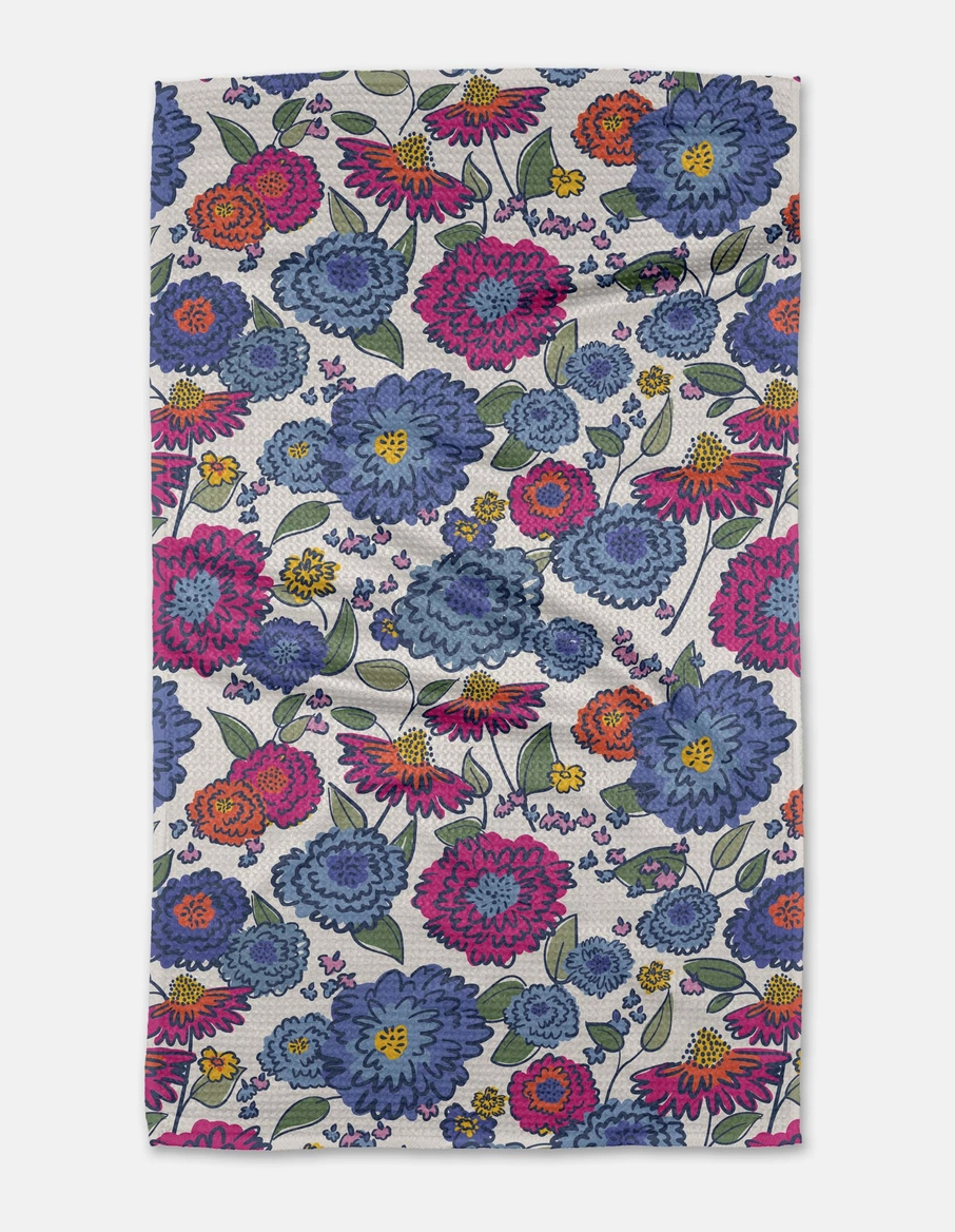 Painterly Meadow Kitchen Tea Towel