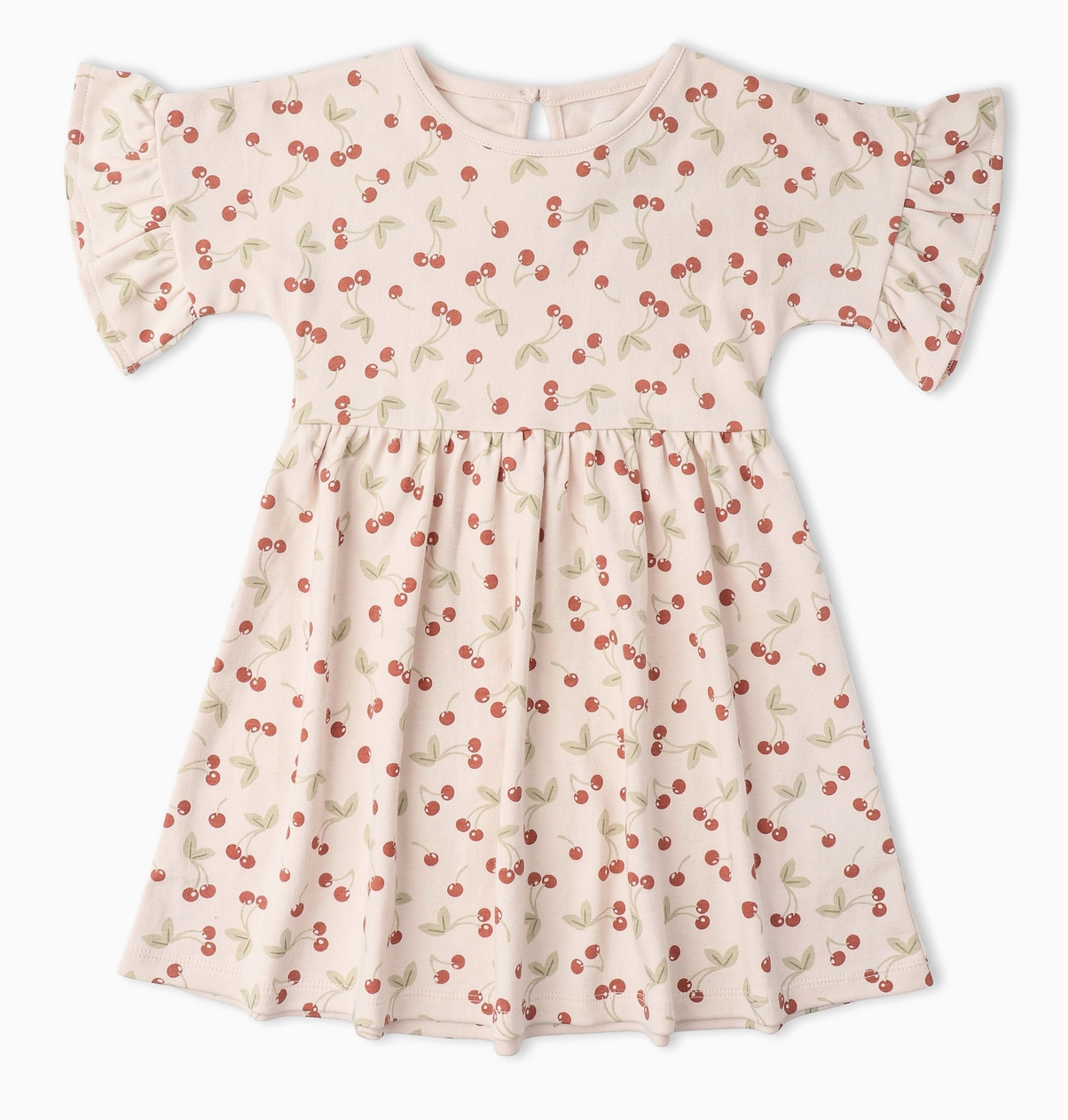 Organic Dolman Sleeve Dress Cherry