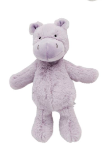 Winnie The Hippo Plush Rattle Pal
