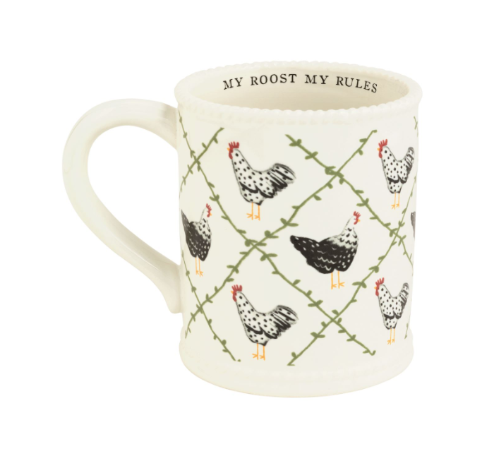 My Roost My Rules Farm Mug