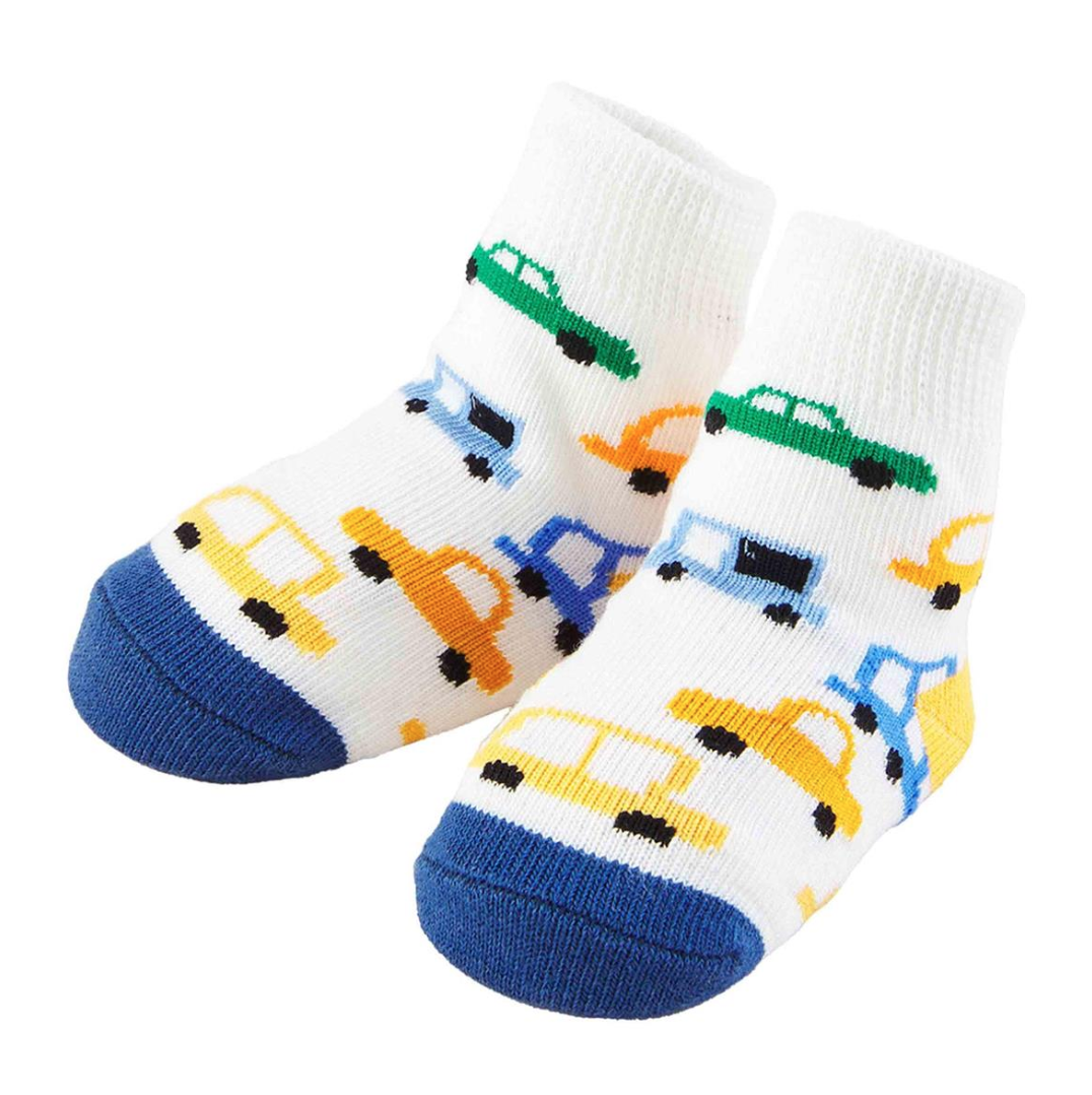Baby Vehicle Print Socks