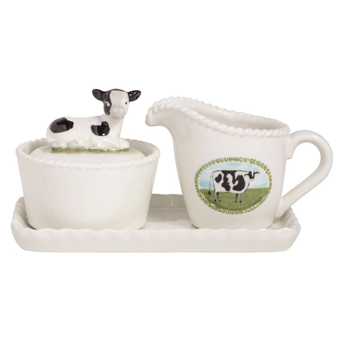 Farm Cream And Sugar Set