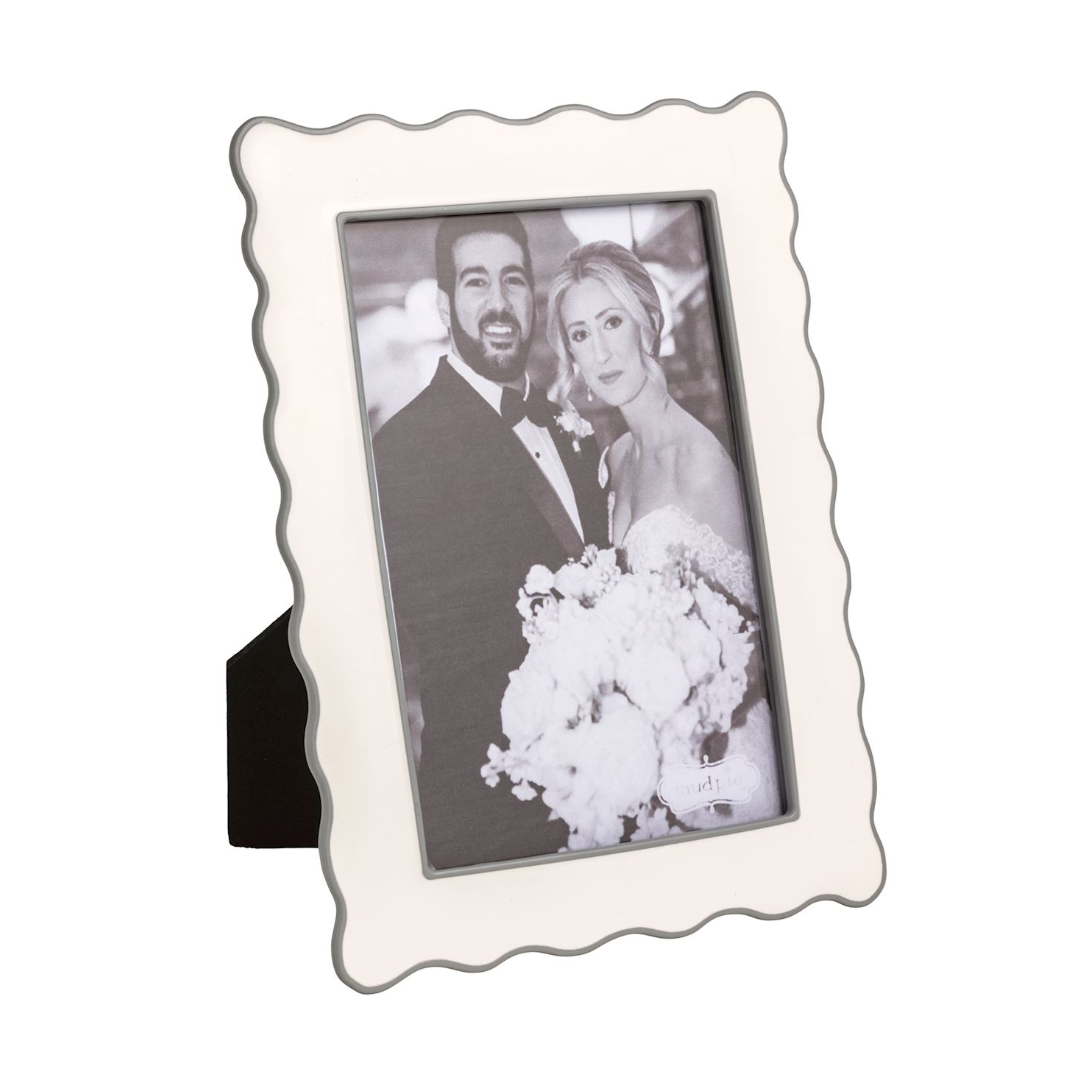 Grey Enamel Frame 4x6