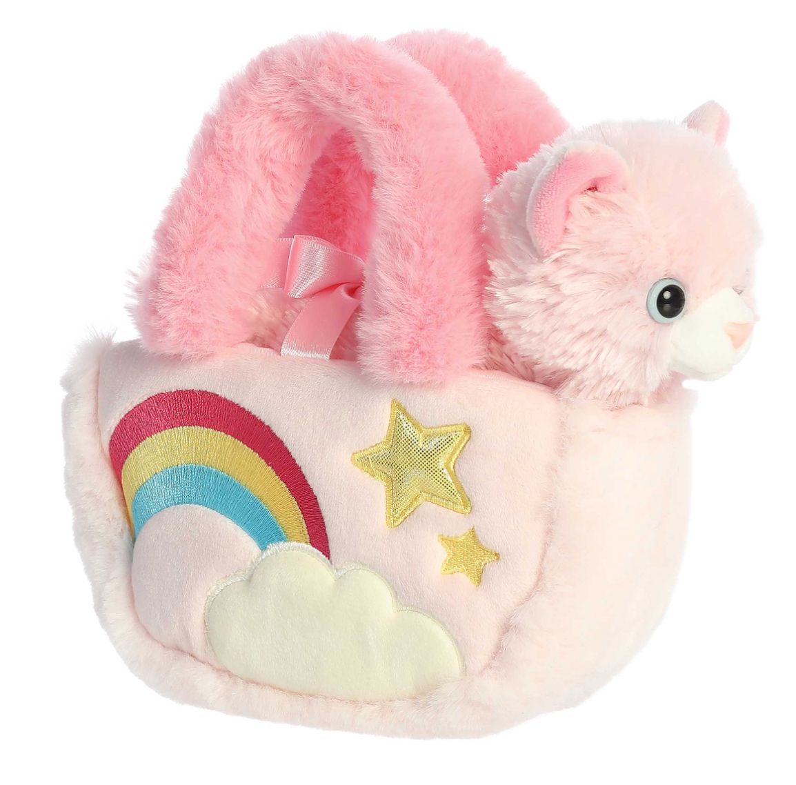 7" Pastel Rainbow Cat Carrier
