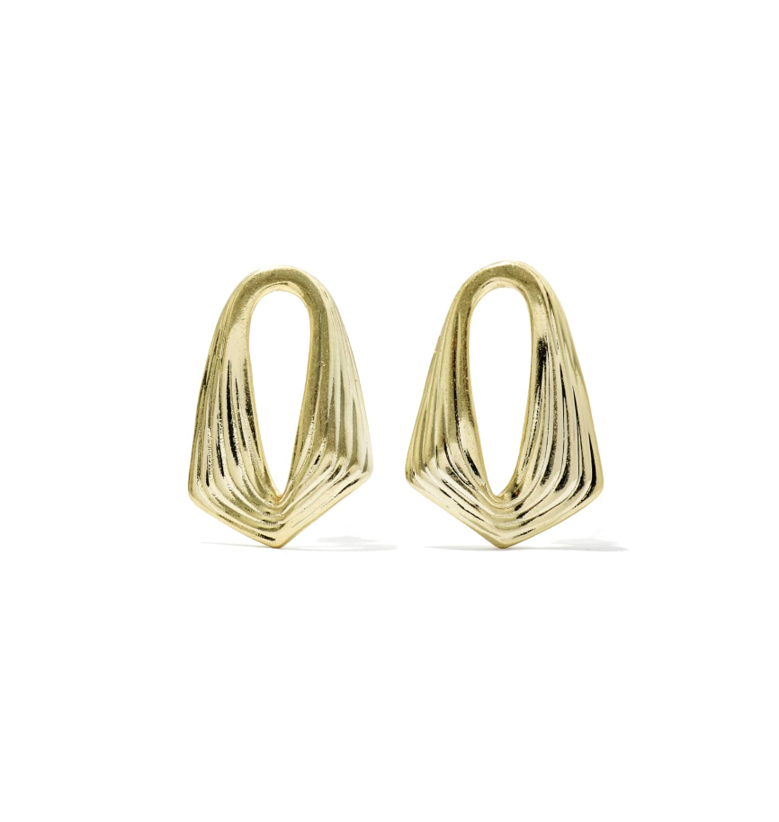 Kira Stud Gold Earrings