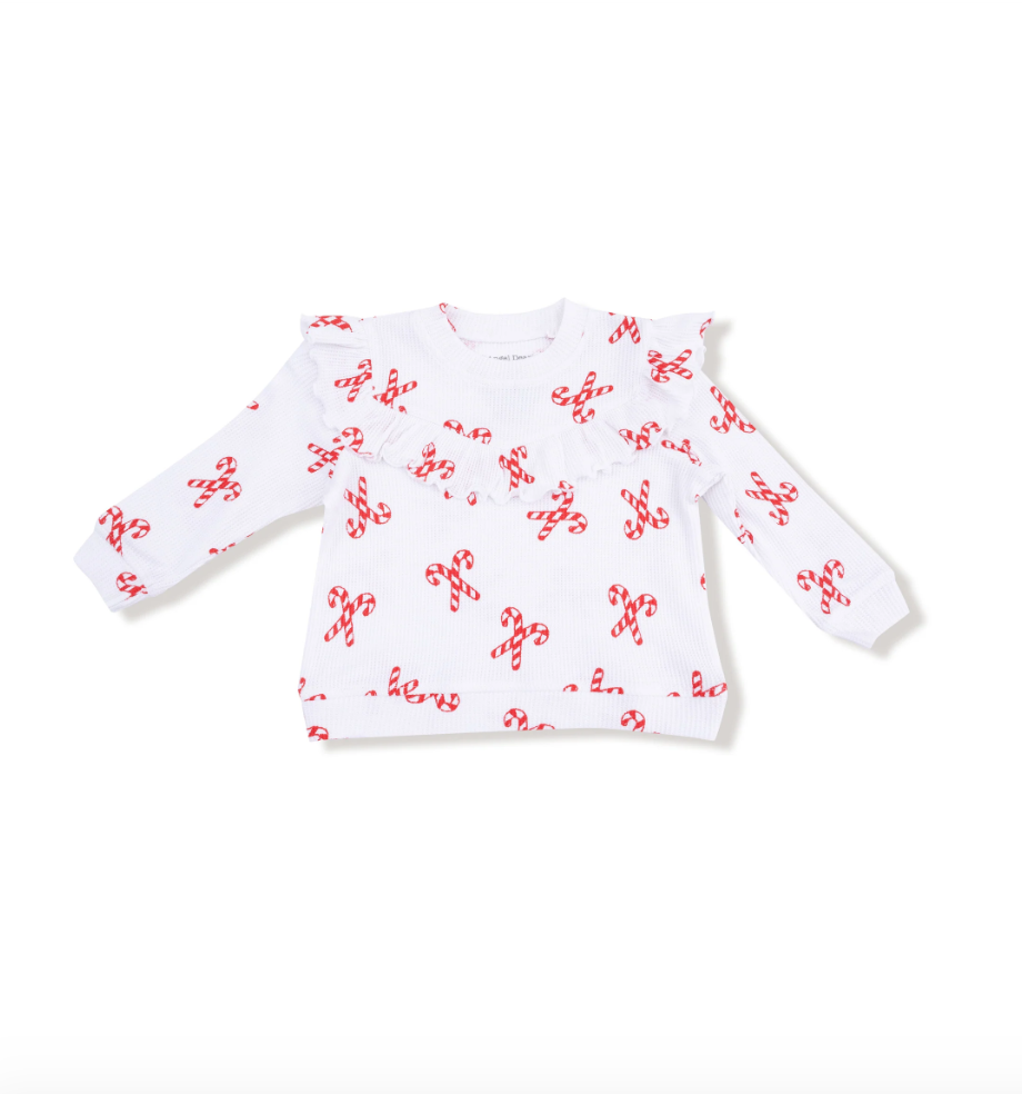 V-Ruffle Top Candy Canes