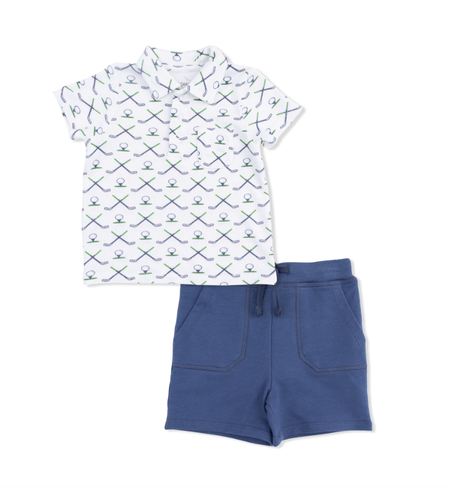 Polo With Everyday Short Simple Golf