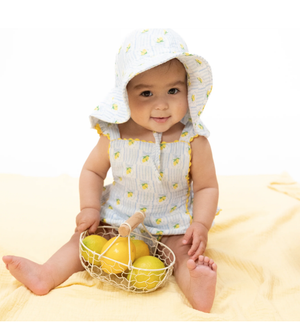 Ric Rac Ruffle Sunsuit Lovely Lemons