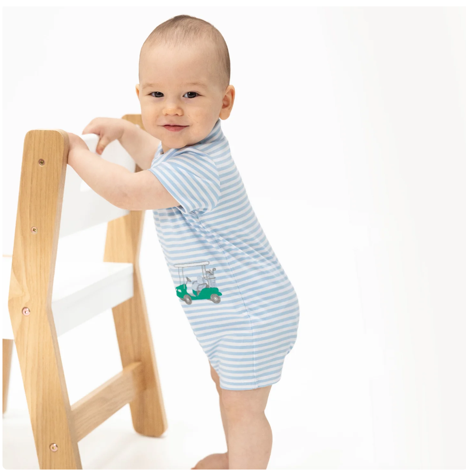Polo Shortie Striped Golf